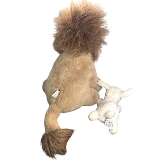 Gund Lion and the Lamb Plush Stuffed Animal 12" Lion King Bible Story - Picture 3 of 11